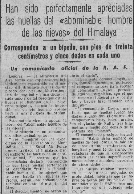 Bibliotecoculta's tweet photo. Si un organismo militar oficial desclasifica algo sobre un fenómeno anómalo, todos enseguida asumen su veracidad, por lo tanto, ¿Qué podemos pensar de esta noticia del Diario de Burgos del 24/06/1955 que cita como fuente a la Royal Air Force (RAF)? https://t.co/39KZkd0I2g