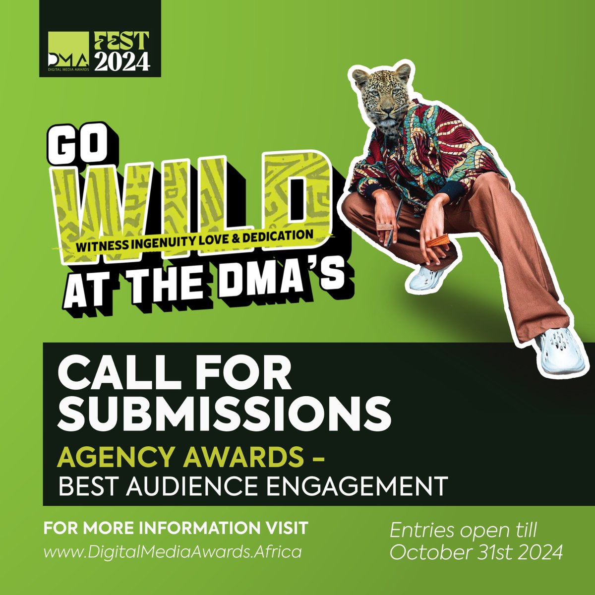 DMAs_Fest's tweet image. 🚨 Exciting news for Creatives, Agencies, and Brands submissions are open for the Best Audience Engagement category at the #DMAs 2024. 🚨

Submit campaigns that captivate audiences through immersive experiences and #strategic #communication by visiting digitalmediaawards.africa.