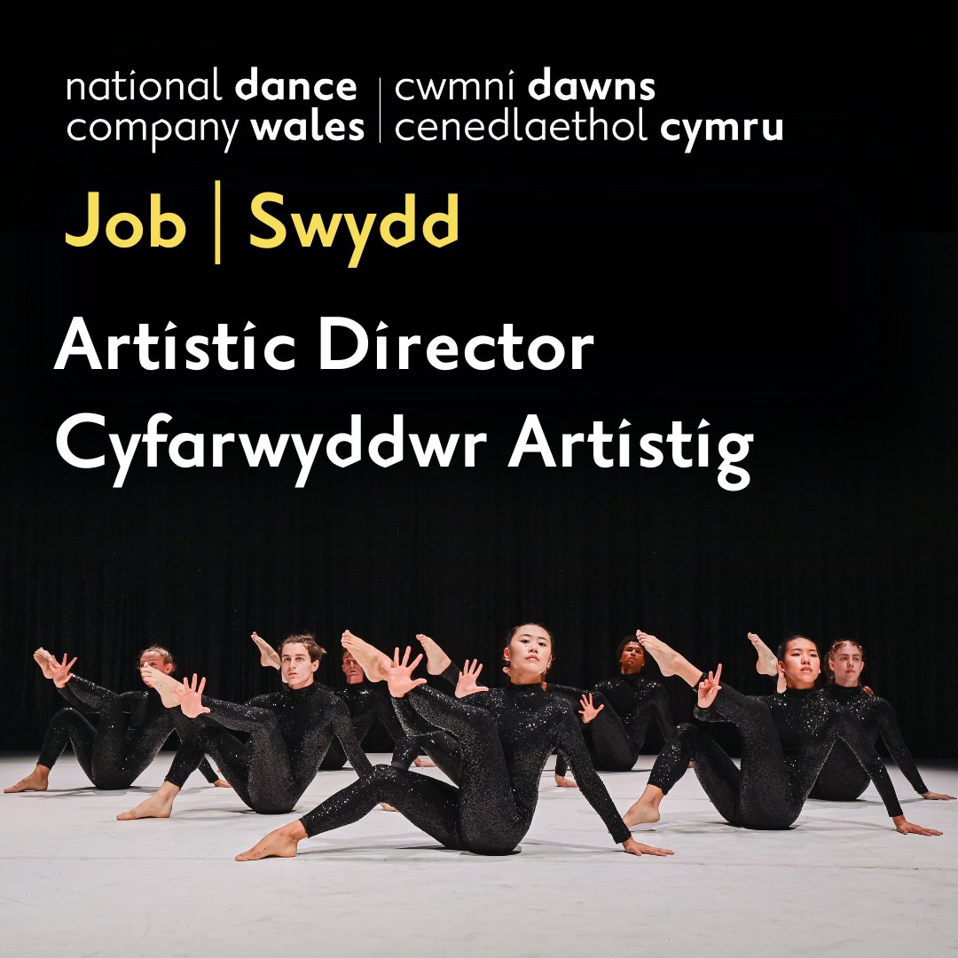 Just 4 days to apply to be our next Artistic Director. 
Applications close 29 October 
ndcwales.co.uk/artistic-direc…
_
4 diwrnod yn unig ar ôl i wneud cais am ein swydd Cyfarwyddwr Artistig. 
Mae ceisiadau yn cau 29 Hydref. 
ndcwales.co.uk/cy/cyfarwyddwr…