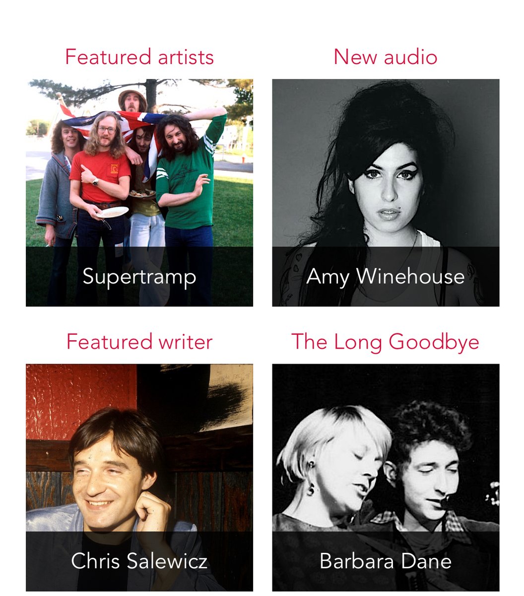 Rock's Backpages (@rocksbackpages) on Twitter photo New on RBP: listen to an <a href="/amywinehouse/">Amy Winehouse</a> audio interview from 2006, plus Supertramp's 'Crime' at 50 and NME legend <a href="/chrissalewicz/">Chris Salewicz</a> on Led Zep, Marley, Strummer and Prince. #AmyWinehouse #supertramp
rocksbackpages.com New on RBP: listen to an <a href="/amywinehouse/">Amy Winehouse</a> audio interview from 2006, plus Supertramp's 'Crime' at 50 and NME legend <a href="/chrissalewicz/">Chris Salewicz</a> on Led Zep, Marley, Strummer and Prince. #AmyWinehouse #supertramp
rocksbackpages.com