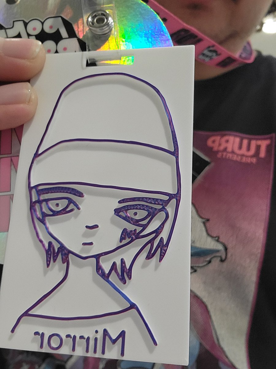 Best birthday present ever. Thank you so much, Porter Robinson! Also, thank you to the person handing out the 3d printed Porter badges. They're amazing!!!