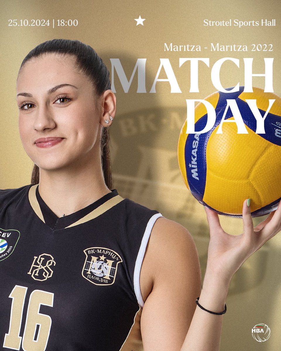 ⭐️ #MATCHDAY
📆 25.10.2024
🏆 NVL Demax
🏐 vs. Maritza 2022 
⏰ 18:00
📍 Stroitel Sports Hall

#Maritza #volleyball #Марица #волейбол #НВЛ #NVLBulgaria