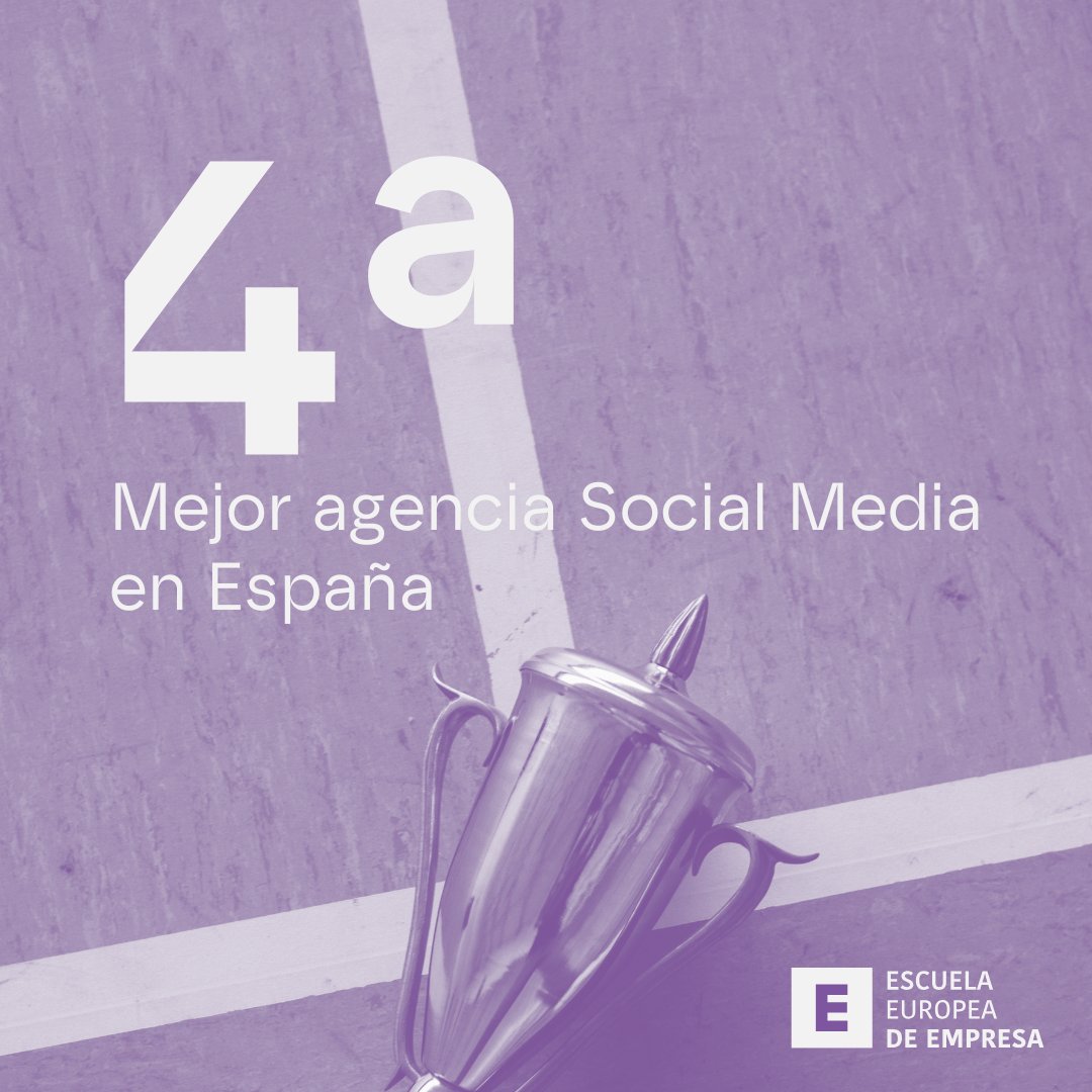 Wanatop (@wanatop) on Twitter photo ¡Estamos de celebración! 🎉✨
Este año, hemos sido reconocidos como la 4ª Mejor Agencia de Social Media en España por el ranking realizado por la <a href="/esc_europea_emp/">esc_europea_emp</a>.
🎖️ Este logro es un reflejo del esfuerzo y pasión que ponemos en cada proyecto.
¡A por mucho más! 💪🏻 ¡Estamos de celebración! 🎉✨
Este año, hemos sido reconocidos como la 4ª Mejor Agencia de Social Media en España por el ranking realizado por la <a href="/esc_europea_emp/">esc_europea_emp</a>.
🎖️ Este logro es un reflejo del esfuerzo y pasión que ponemos en cada proyecto.
¡A por mucho más! 💪🏻