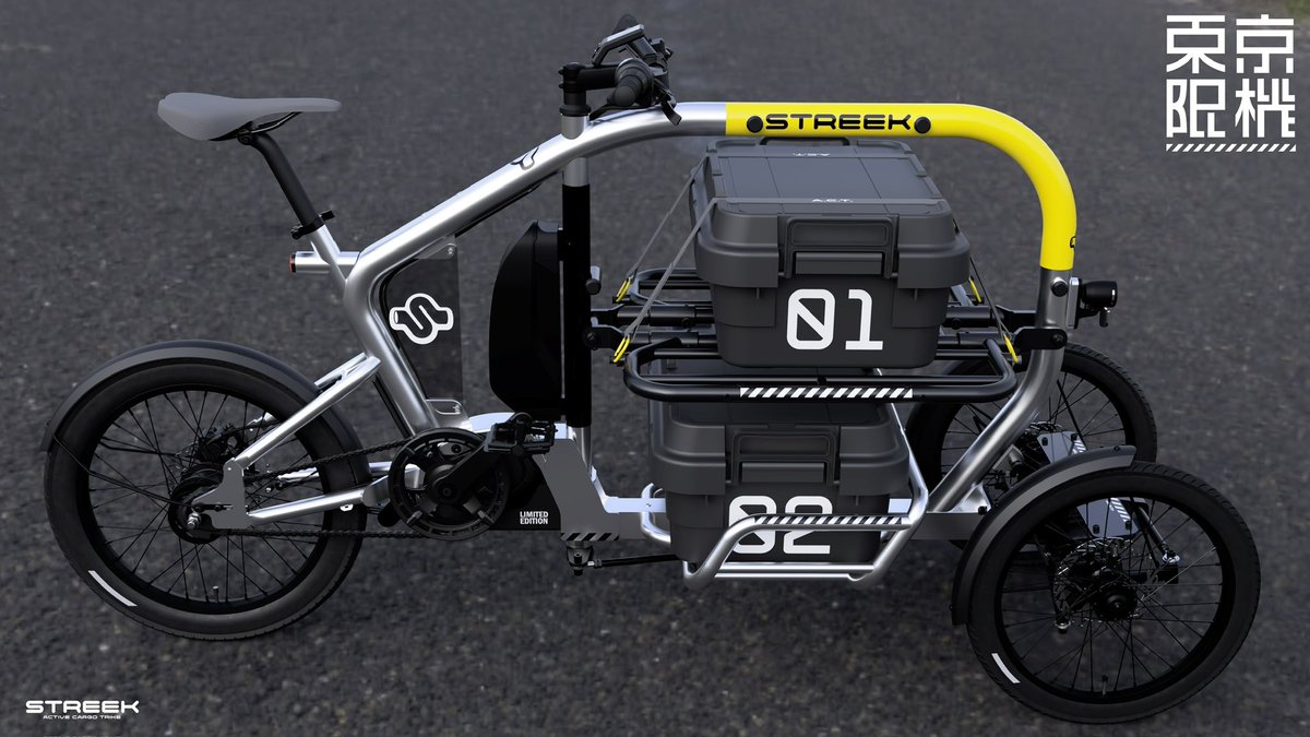 k_e_e_r_t_s's tweet image. 100% made in Japan from development to production, the compact cargo bike STREEK. Each one is handcrafted, making it a truly unique piece, even on the global stage.

#STREEKcargo 
#cargobike 
#カーゴバイク 
#ストリーク