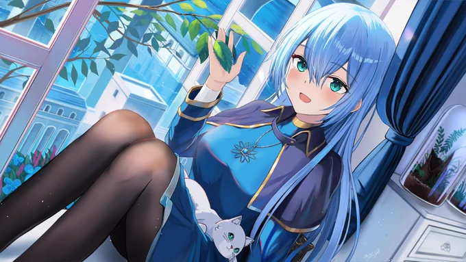 昔描いた学者ちゃん Skebのご依頼でした!ありがとうございます!