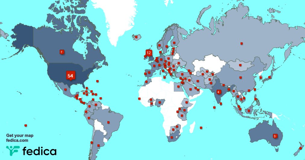 Special thank you to my 8 new followers from Philippines, and more last week. fedica.com/!kevin_lunt