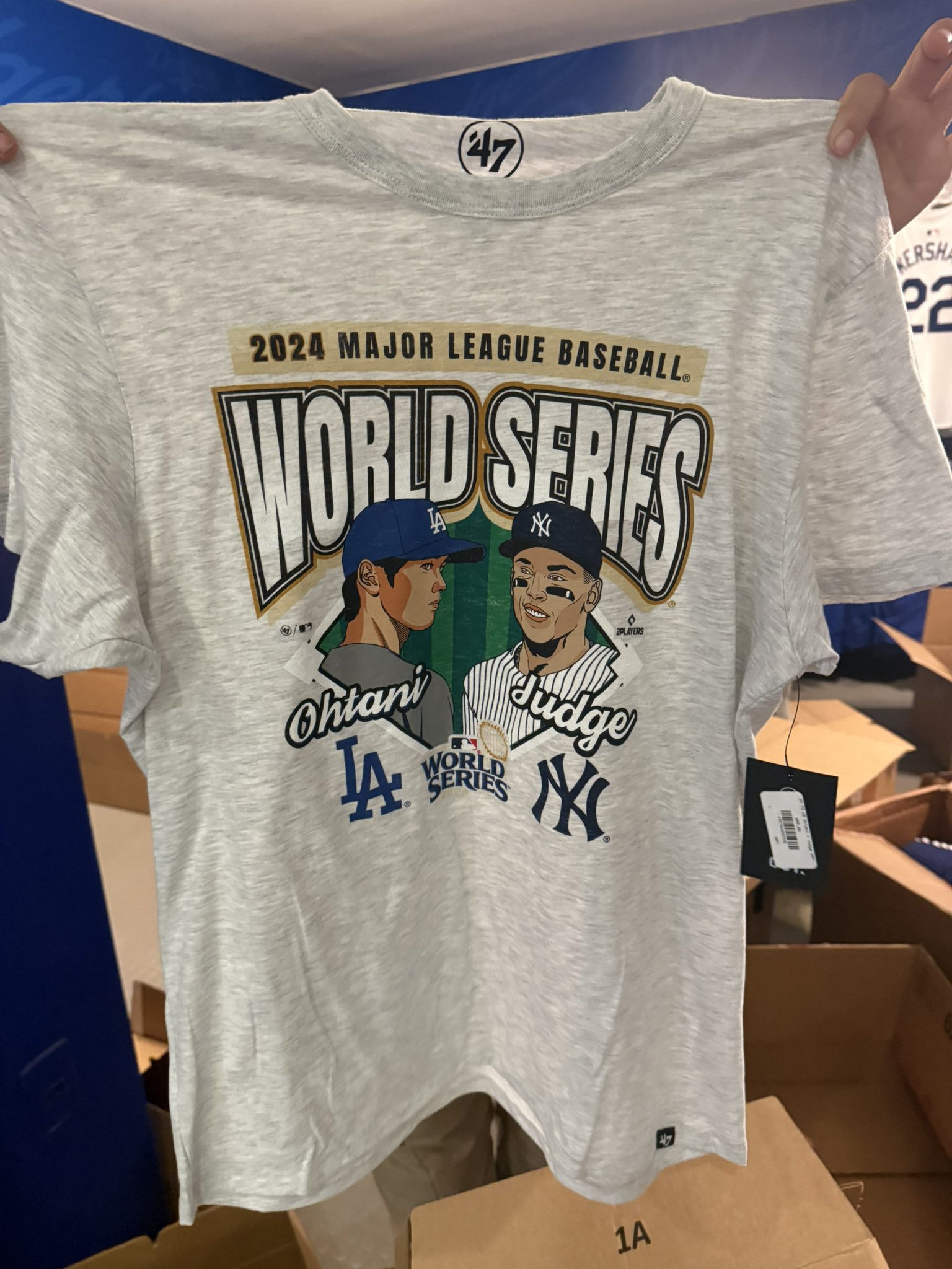 メジャーリーグTシャツ ジャッジ 大谷翔平 47 ワールドシリーズ 大谷翔平 OHTANI JUDGE CLASH OF THE MVPS WORLD SERIES 2024