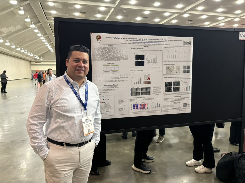 Jorge Almodóvar (@jorge_almodovar) on Twitter photo Today was a successful and productive day for the group at #BMES2024! Excellent talk by <a href="/Kathy_Miranda18/">Katherine A. Miranda M</a> , excellent posters by <a href="/lpinzonh/">Luis Carlos Pinzón H</a> and Justin. And catching up with former student and my PhD advisor! Today was a successful and productive day for the group at #BMES2024! Excellent talk by <a href="/Kathy_Miranda18/">Katherine A. Miranda M</a> , excellent posters by <a href="/lpinzonh/">Luis Carlos Pinzón H</a> and Justin. And catching up with former student and my PhD advisor!