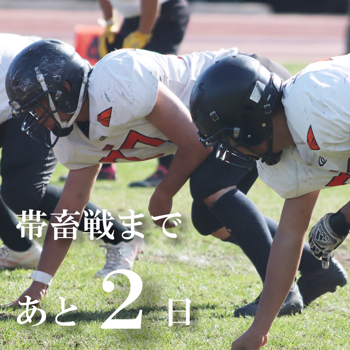 【帯広畜産大学戦まであと2日】

#北海道科学大学 #アメフト