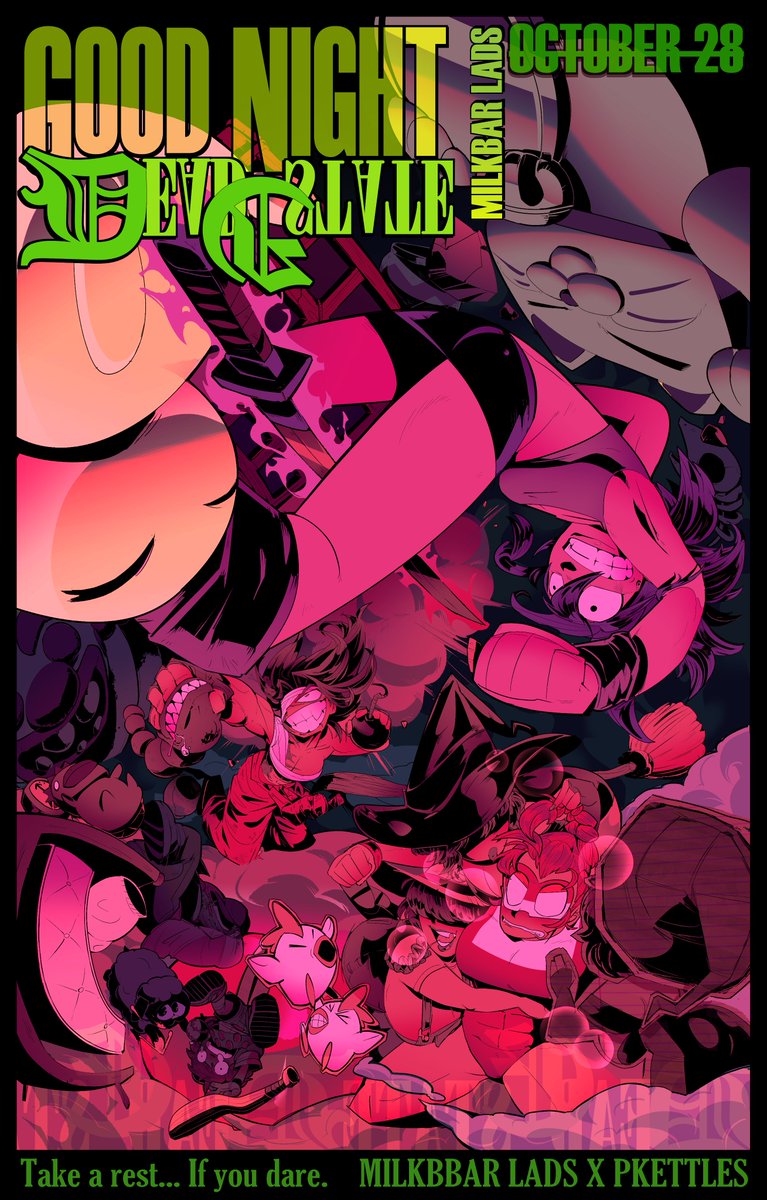 Look out! The last update for #DeadEstate will release on MONDAY!
Artwork by <a href="/PitooKettles/">PKETTLES 🆖</a>, go follow them!