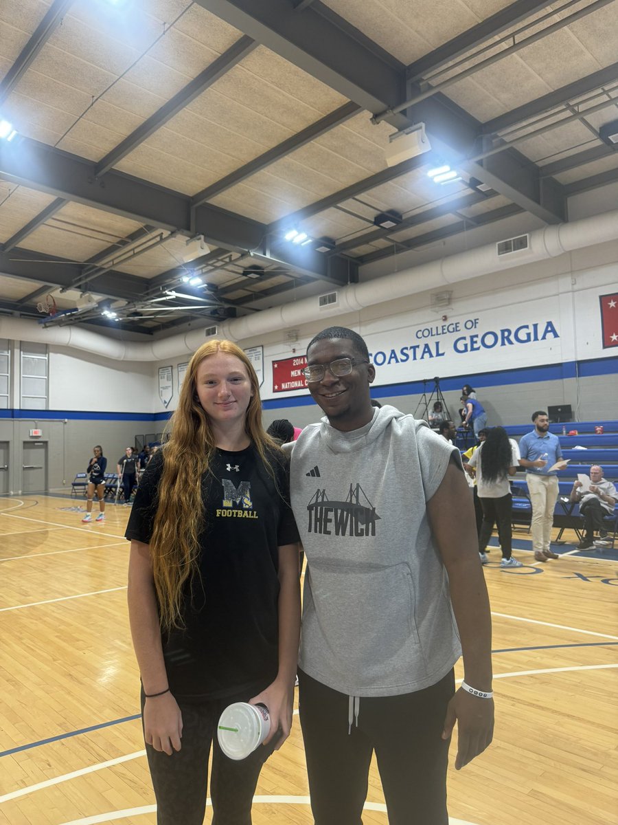 Made it North to watch <a href="/coastalgawbb/">Coastal Georgia Women's Basketball</a> first Exhibition Game Thankyou <a href="/CoachCharris1/">Coach Harris</a> for the invite can’t wait to get back up to see more of the campus !