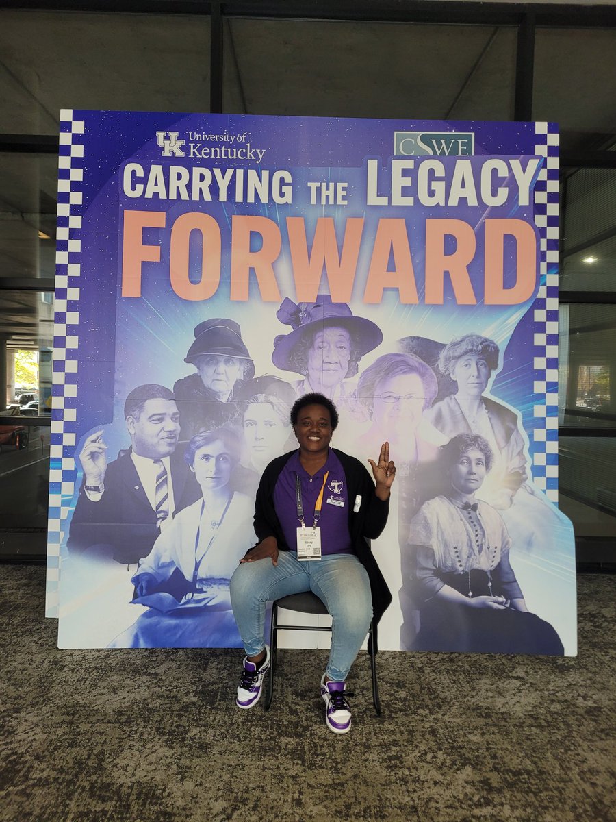 realsocialwork's tweet image. Made it safely and ready to represent @TarletonState @TarletonSOCW at the 70th @CSocialWorkEd APM. #CSWE2024 #BleedPurple