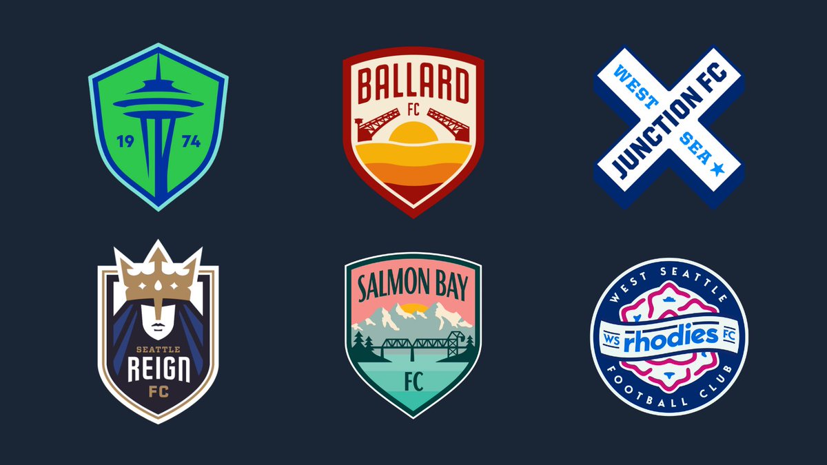 It's official: Seattle has the best football crest lineup of any city in the United States. 🤯

Tell me I'm wrong.