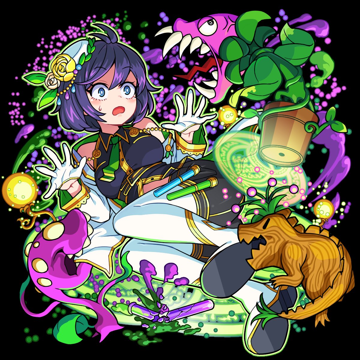 S*T様 bluelegends ガチャ 応援ボード Ami jambalaya_20dh-hana-02