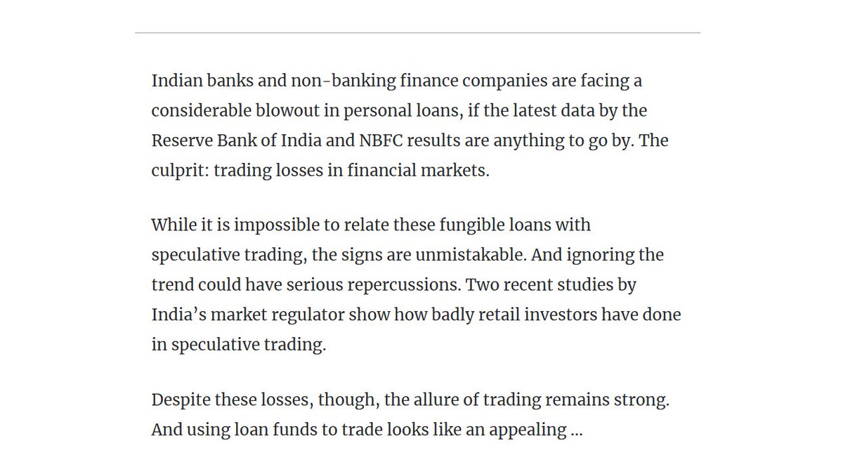 ThinkFundastick's tweet image. While only speculative trading F&amp;amp;O is mentioned here, another unnoticed area is gaming/betting apps - cricket games, sports betting, online card games to mention a few

#RBI
