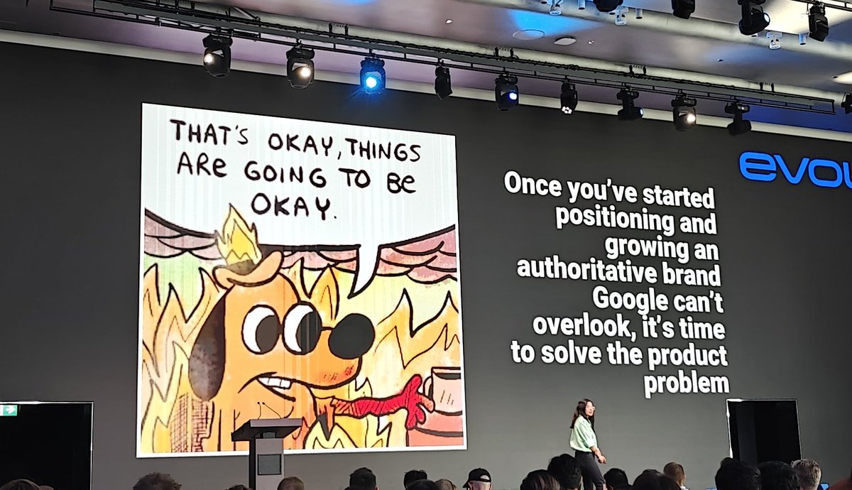 Even if you are not ranking on 1st position but Having #Brand value will help a lot ! #BrandVoice #brandpositioning #AhrefsEvolve