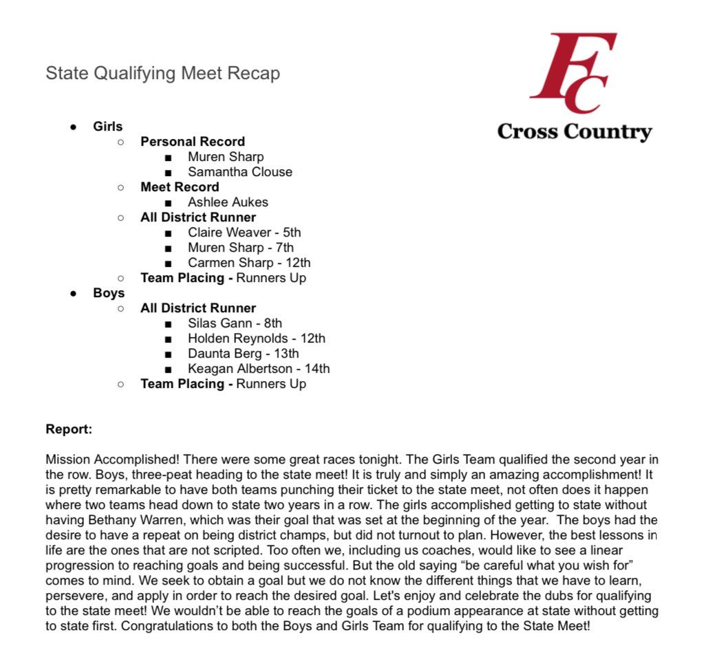 SQM - Oelwein - Meet Recap