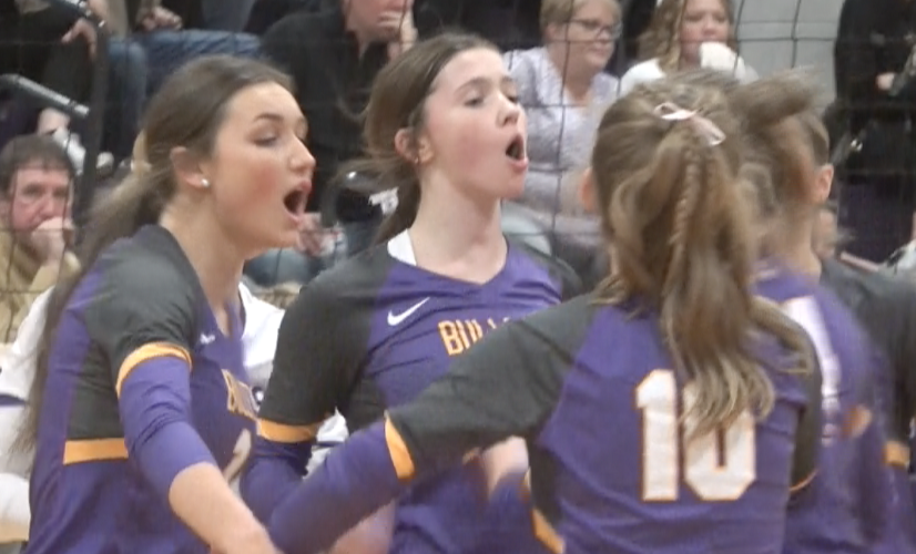 Channel1450com's tweet photo. Bullets Clip Cyclones In Three Sets To Wrap Up Regular Season  https://t.co/yyA10wrBmj https://t.co/GMmFWFs4pS