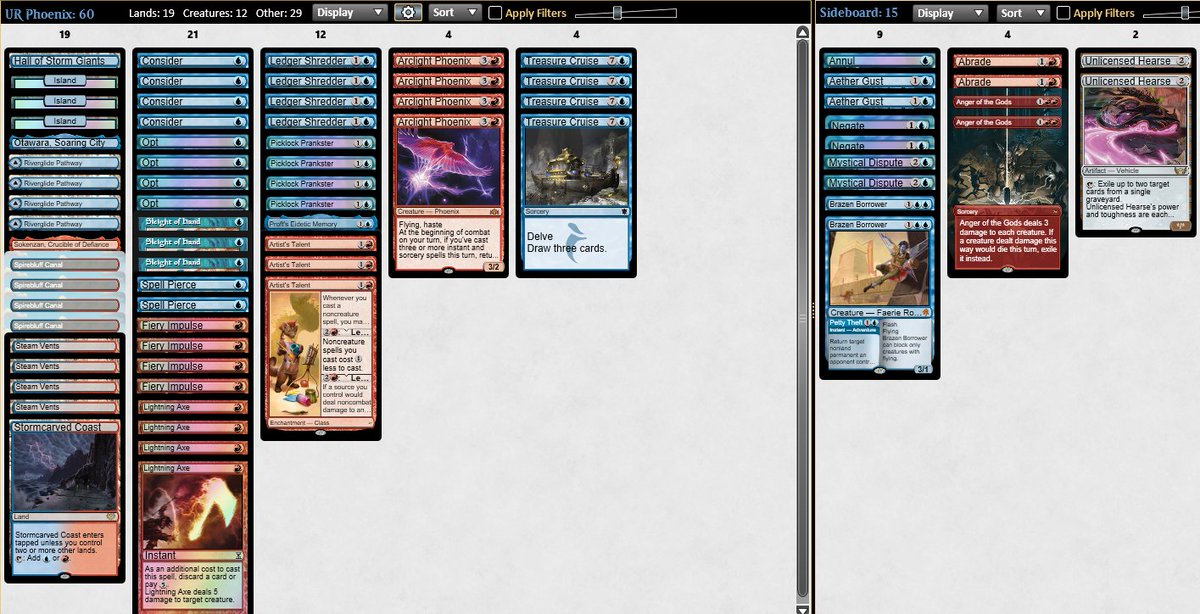 Split final of Pionner Challenge with <a href="/Ale_Mtg_02/">Alejandro Mora</a> also playing Phoenix with Ledger 😍