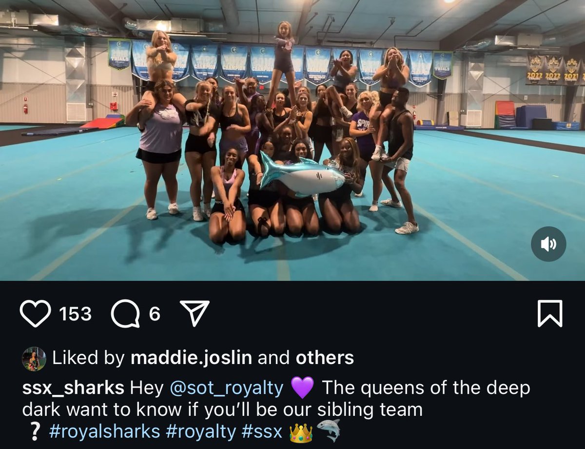 ssx asked royalty to be sister teams omgggggg 🩷💜