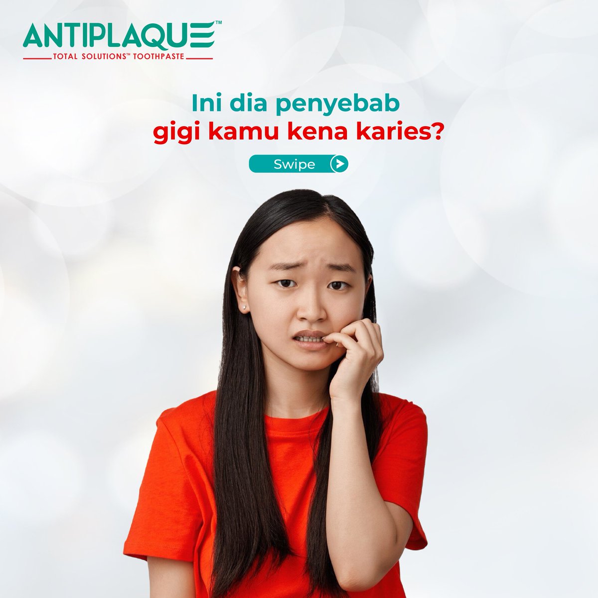 AntiplaqueTST's tweet photo. Nah sekarang udah tahu ya, apa penyebab utama dari penyakit karies gigi. Jangan anggap remeh karies gigi ya, Sahabat Antiplaque!

Yuk cegah sejak dini dengan sikat gigi pakai Antiplaque Total Solutions.

Jaga selalu kesehatan gigi dan mulutmu bersama pasta gigi Antiplaque https://t.co/g5rgPBvjqE