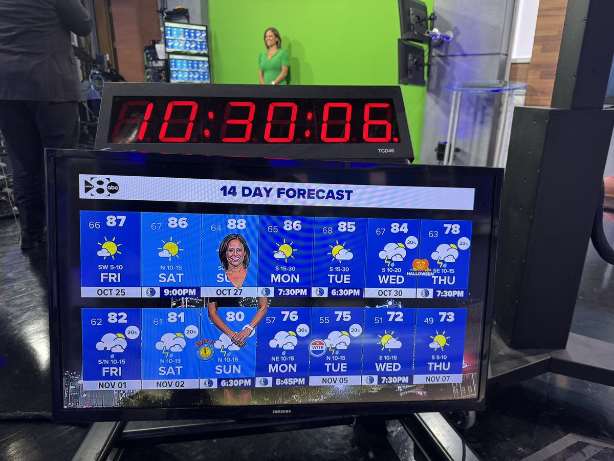 Chris Lawrence (@clawrencedfw) on Twitter photo When wearing a green dress goes wrong… <a href="/wfaaizzy/">Cynthia Izaguirre</a> <a href="/wfaaweather/">Pete Delkus</a> #chromakey #wfaa #invisible When wearing a green dress goes wrong… <a href="/wfaaizzy/">Cynthia Izaguirre</a> <a href="/wfaaweather/">Pete Delkus</a> #chromakey #wfaa #invisible