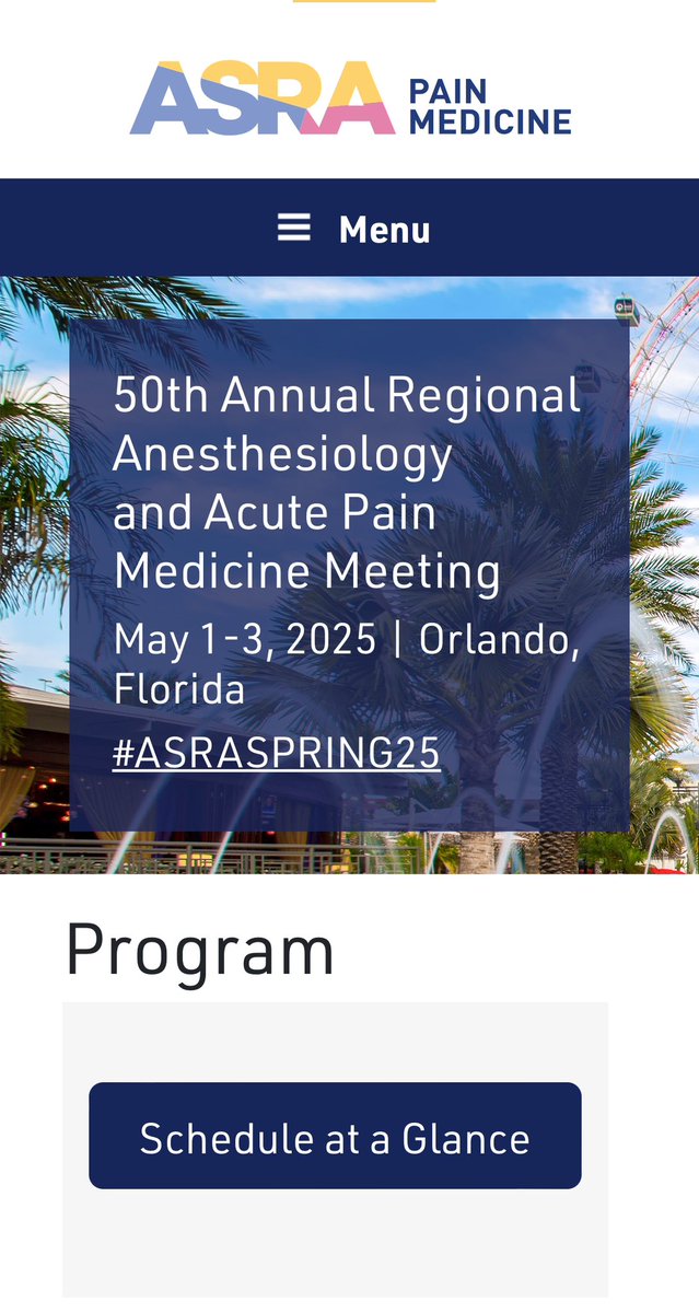๐ฉบ Hari (เฐนเฐฐเฐฟ ๐ฎ๐ณ) Kalagara (@kalagarahari) on Twitter photo What is the most awaited meeting in #regionalanesthesia in 2025 ?
Join <a href="/ASRA_Society/">ASRA Pain Medicine</a> golden jubilee meeting #asra50 #asraspring25 in โ๏ธ Orlando!
Check the Program ๐ asra.com/events-educatiโฆ <a href="/Ropivacaine/">Dr. Vishal Uppal MBBS, FRCA ๐จ๐ฆ๐ฎ๐ณ๐ด๓ ง๓ ข๓ ณ๓ ฃ๓ ด๓ ฟ</a> ๐๐ฟ <a href="/NarouzeMD/">Samer Narouze,MD,PhD,MMM</a> <a href="/DProvenzanoMD/">David Provenzano, MD</a> <a href="/ASRAPM_Ex_Dir/">Elizabeth Smith</a> <a href="/mokaeleni/">Eleni Moka</a> <a href="/galusweegie/">Stuart Grant</a> #POCUS What is the most awaited meeting in #regionalanesthesia in 2025 ?
Join <a href="/ASRA_Society/">ASRA Pain Medicine</a> golden jubilee meeting #asra50 #asraspring25 in โ๏ธ Orlando!
Check the Program ๐ asra.com/events-educatiโฆ <a href="/Ropivacaine/">Dr. Vishal Uppal MBBS, FRCA ๐จ๐ฆ๐ฎ๐ณ๐ด๓ ง๓ ข๓ ณ๓ ฃ๓ ด๓ ฟ</a> ๐๐ฟ <a href="/NarouzeMD/">Samer Narouze,MD,PhD,MMM</a> <a href="/DProvenzanoMD/">David Provenzano, MD</a> <a href="/ASRAPM_Ex_Dir/">Elizabeth Smith</a> <a href="/mokaeleni/">Eleni Moka</a> <a href="/galusweegie/">Stuart Grant</a> #POCUS