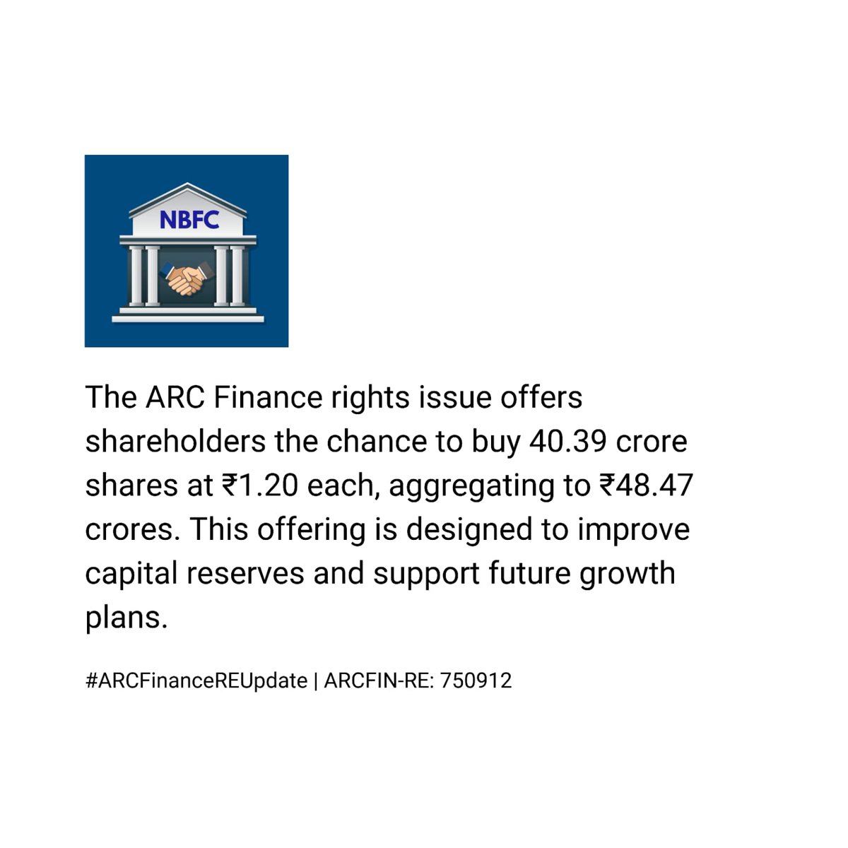 DaMasud's tweet photo. By reducing debt and augmenting capital through the rights issue, ARC Finance enhances financial flexibility and attractiveness to investors. #ARCFinanceREUpdate https://t.co/hk9u7SUwWH