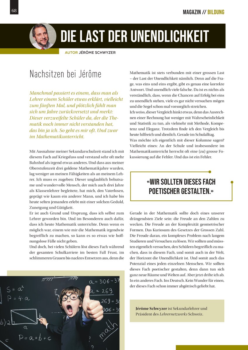 schwyzer_'s tweet photo. Wer fühlte sie nicht auch? Die Last der Unendlichkeit. Es freut mich, meine neue Kolumne mit euch teilen zu dürfen. Danke an @diefreien_ für die Veröffentlichung. https://t.co/NTC9kECcUZ