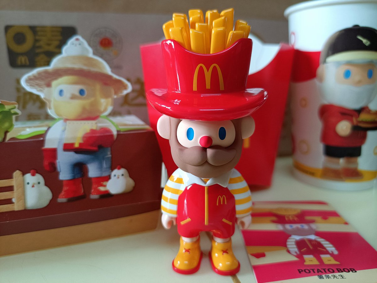 ligisi's tweet photo. 本周一的麦当劳Bob薯条先生🍟也很好就买到了 https://t.co/9NwtuAibbM