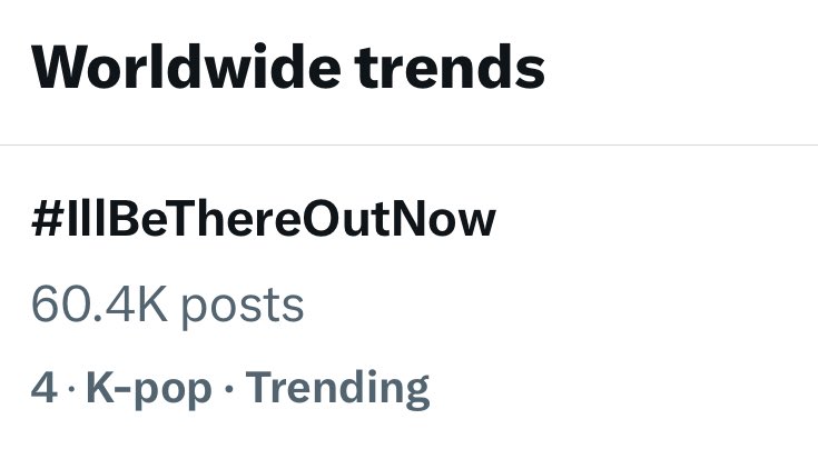 jinnieslamp's tweet photo. TRENDING #4 WORLDWIDE!!!!!

ILL BE THERE BY JIN
#IllBeThereOutNow
#Jin_IllBeThere #Jin_Happy https://t.co/OtFMjbcCAQ