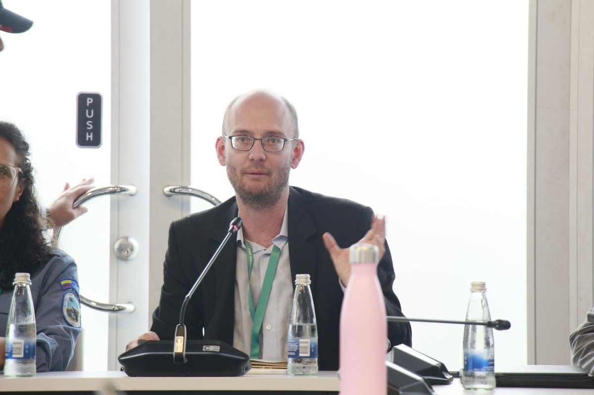 COP16Oficial's tweet photo. 🔵#SideEvent 👉Protected areas not only conserve biodiversity, but they can also build peace. 🌍 Researchers from @inst_humboldt and @Instituto_CAPAZ discussed the challenges and opportunities in building environmental peace. https://t.co/mnC1sa3Pxu