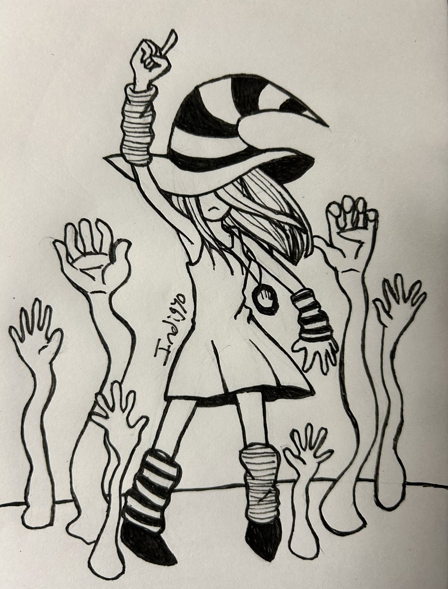 Indigy0's tweet photo. Day 24: Hands #witchtober #witchtober2024 https://t.co/2G0Cbhw2tc