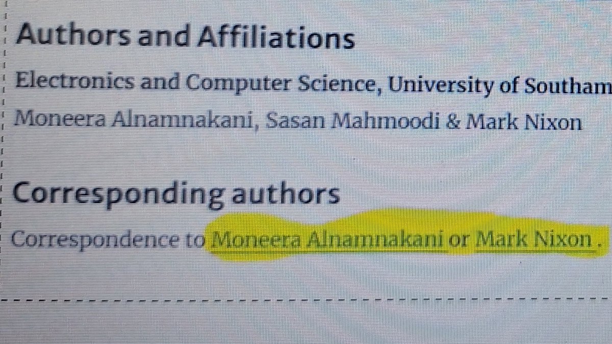 MHAlnamnakani's tweet image. تحقق حلم من أحلامي، اني انشر بحثي الدكتوراة كفصل من كتاب و يكون اسمي مع اسم مشرفي العظيم الرائع #مارك_نيكسون 

لك الحمد و الشكر يا الله على كل شي

#Face_Recognition
#biometrics 
#Mark_Nixon