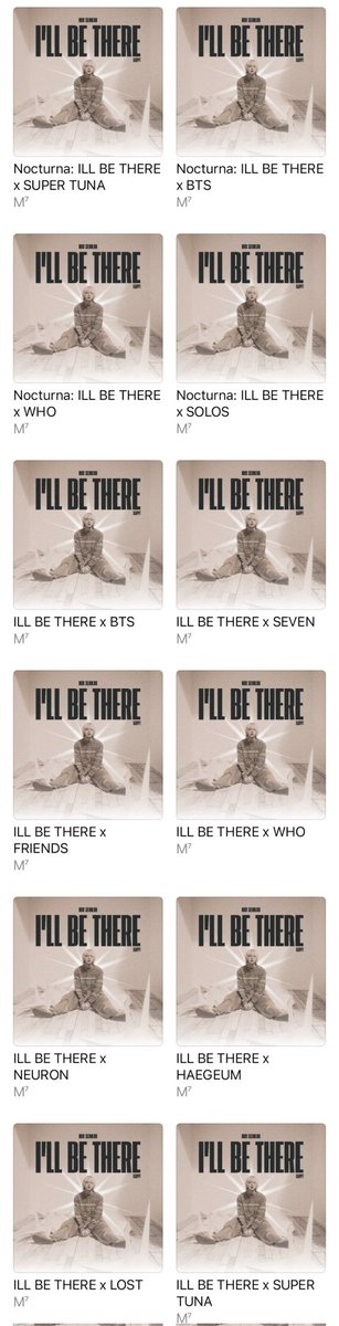 kimjkxs's tweet image. — 🎧 | Playlists enfocadas en I'LL BE THERE de #Jin en Apple Music y Spotify (nocturnas + cortas + miembros + 1B + 2B). Abajo encontrarán el detalle de cada una de las playlists. 🤍✨️

JIN IS COMING
ILL BE THERE IS COMING

+ playlists (↓) | #Jin_IllBeThere #Jin_Happy