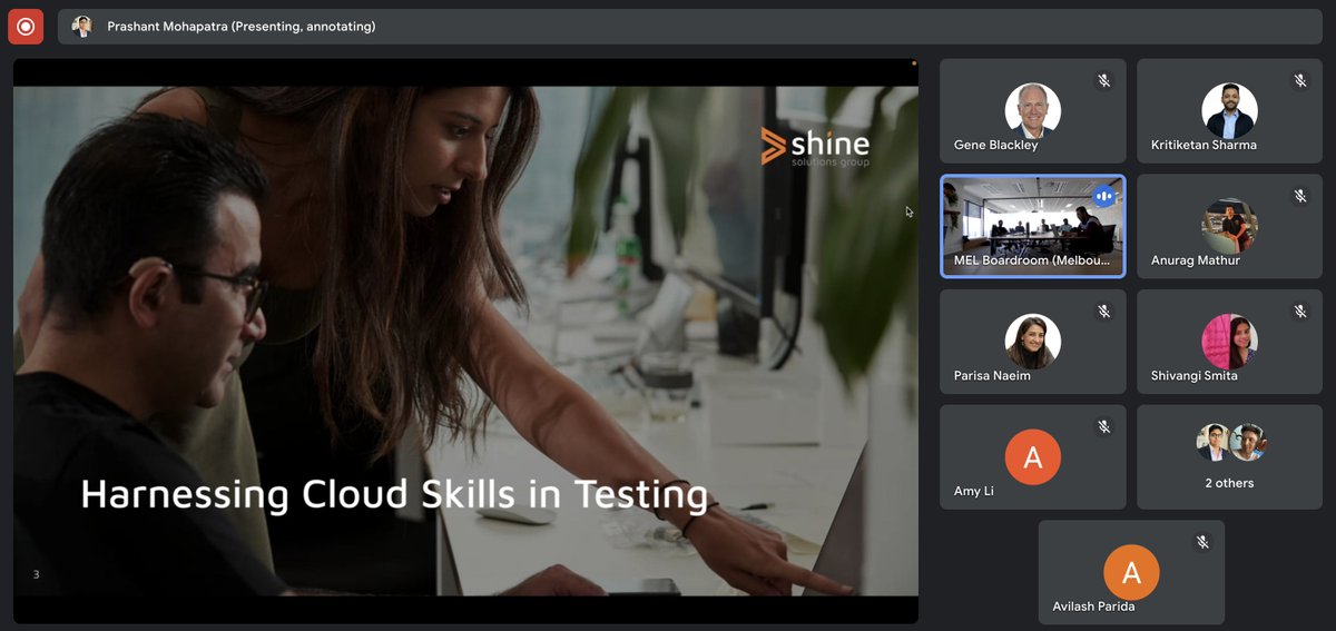 Another amazing QE Guild was held yesterday at Shine. Prashant Mohapatra shared valuable insights on working in the cloud, discussing the ways of using cloud technologies in testing and sharing his experiences along the way.