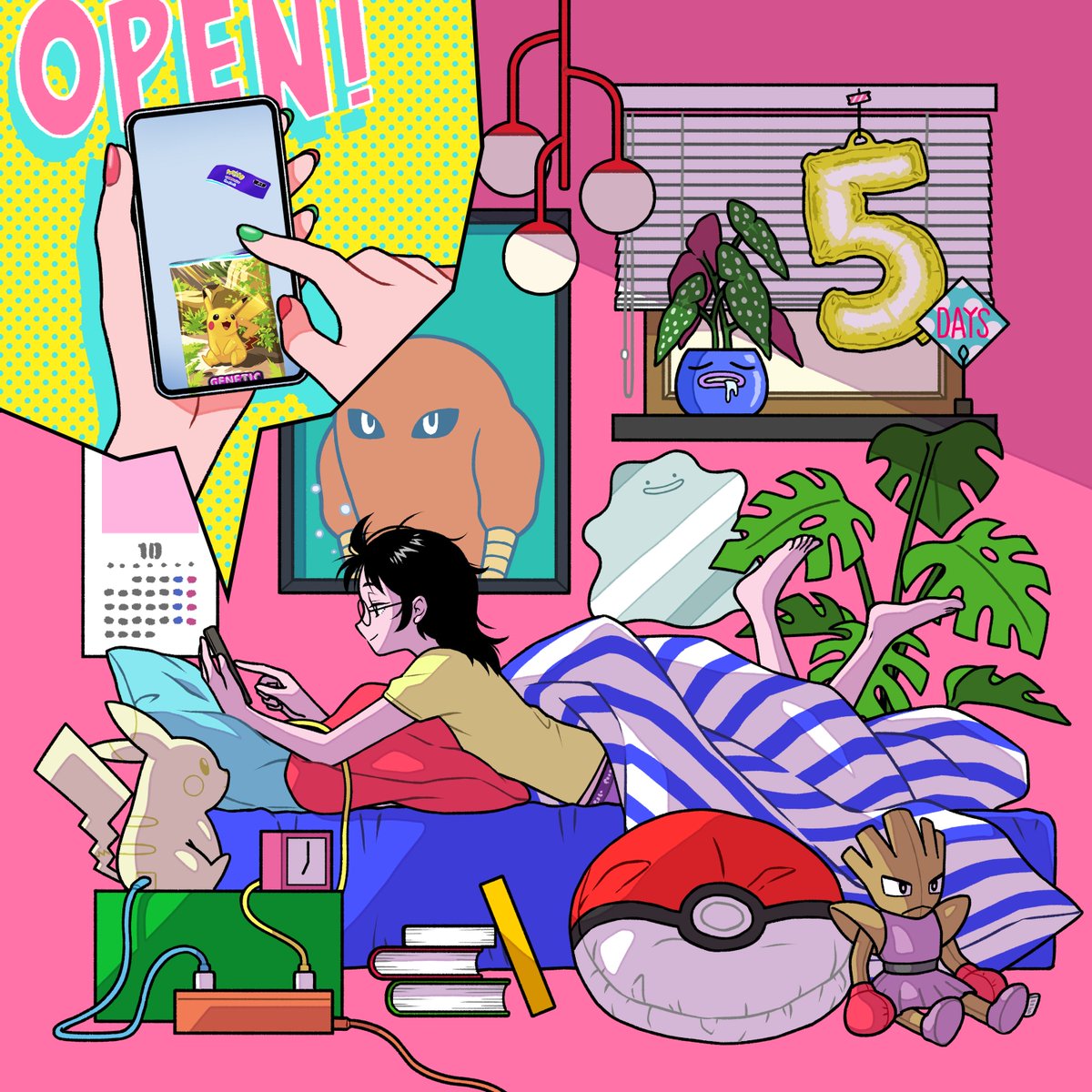 Serebii Update: The first in a series of images acting as a countdown to Pokémon TCG Pocket's global launch has been released. This artwork is by AKIRA KOMAYAMA

serebii.net