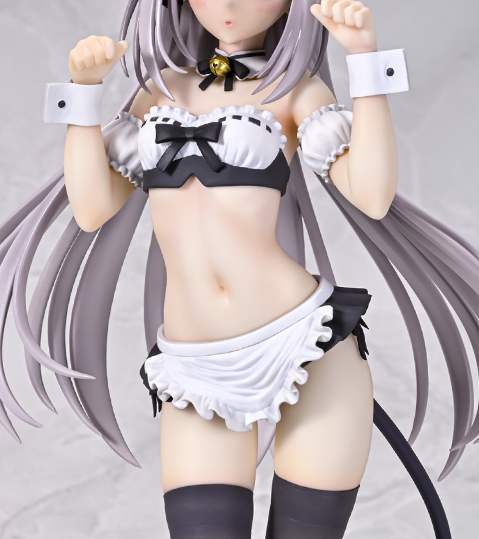 Q_six_hobby's tweet photo. 【新製品情報 #桜小路ルナ 猫耳メイド 】

明日10月30日(水)からNavel(@project_navel)の大人気ゲーム『月に寄りそう乙女の作法』より「桜小路ルナ 猫耳メイド」のフィギュアが予約受付開始！

商品写真をチラ見せします！ 予約開始まで今しばらくお待ち下さい✨ https://t.co/XuejeWUcAF