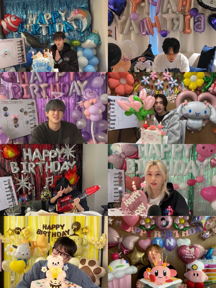 STRAY KIDS 2024 OT8 BIRTHDAY LIVES 🎂