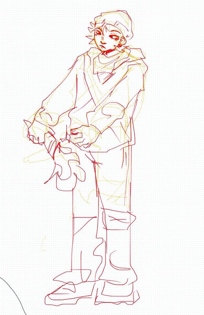 _Bloody_cape_'s tweet image. Who’s up bearing they torch? 

(Freeform sketch lol I’ve been slacking on cliquetober😔)
#twentyonepilots #cliqueart #ArtistOnTwitter