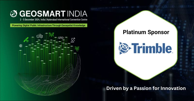 #GeoSmartIndia | We’re thrilled to announce Trimble Inc. as our Platinum sponsor and Exhibitor at GeoSmart India 2024.

Learn more about their offerings! 
Visit their team at Booth no. 01

Register: geosmartindia.net/2024/registrat…