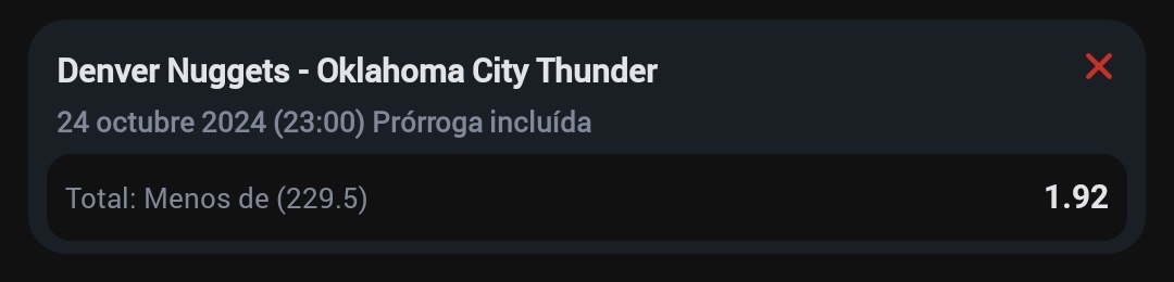 Seguimos y esto no para hermano ✌🏾

Otro día mas que positivo y con este stake 8 acertado no, lo siguiente, ACERTADÍSIMO ✅️

Este partido tuvo 189 puntos y teniamos cubierto hasta 229, NOS SOBRARON 40 PUNTOS 😂

Mirá los picks de mañana por acá t.me/+Tzyk_ywEgeUzN… 🍀