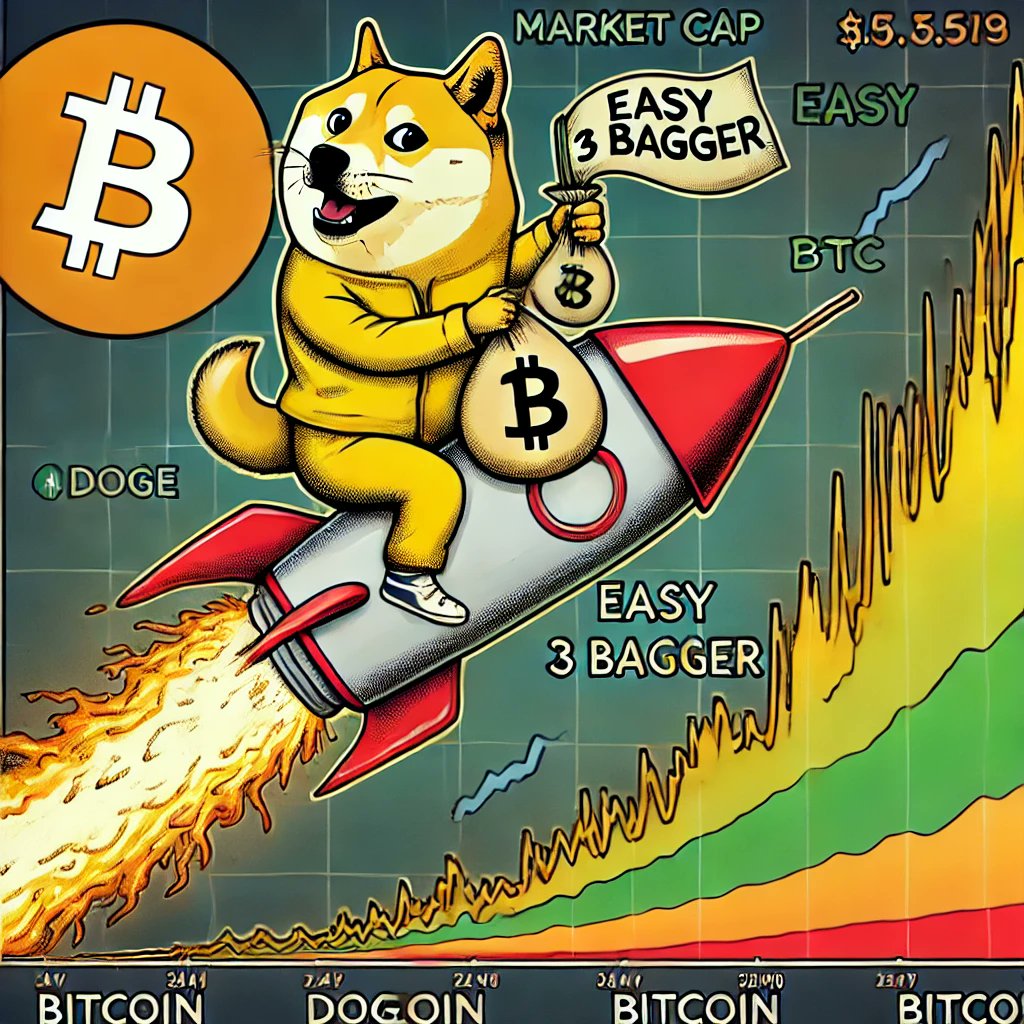 Data_Literate's tweet image. $DOGE easy 3 bagger