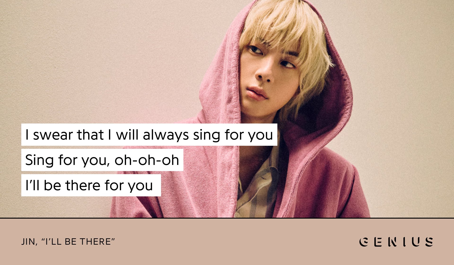 Genius Korea on X: &ldquo;Jin of #BTS (@BTS_twt) has released his pre 