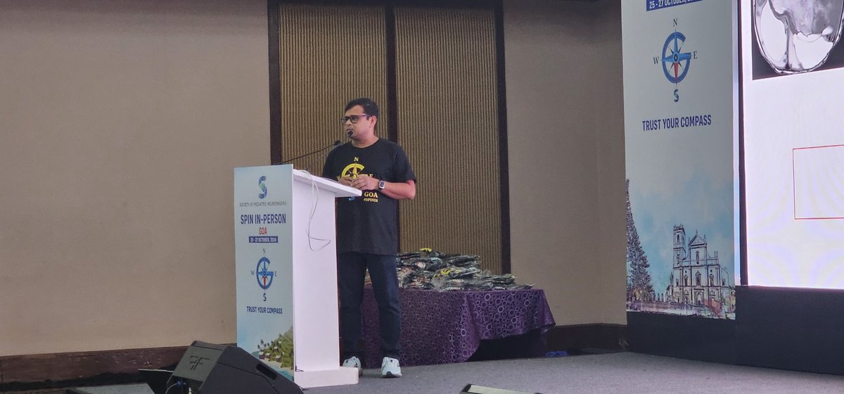 spinacademics's tweet photo. Dr Asim Bag @AsimKBagMD of @StJude expertly teaches a full capacity on pediatric brain tumours at #SPIN2024 https://t.co/X7iG9gt3g9