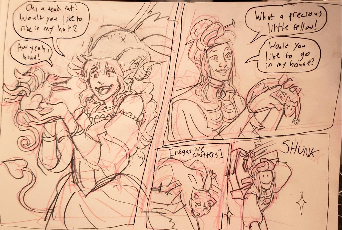 varethane's tweet photo. Catching up on critical role, I greatly enjoyed this scene between Jester and Laudna! #critrolefanart #CriticalRole https://t.co/xws18iJ48g