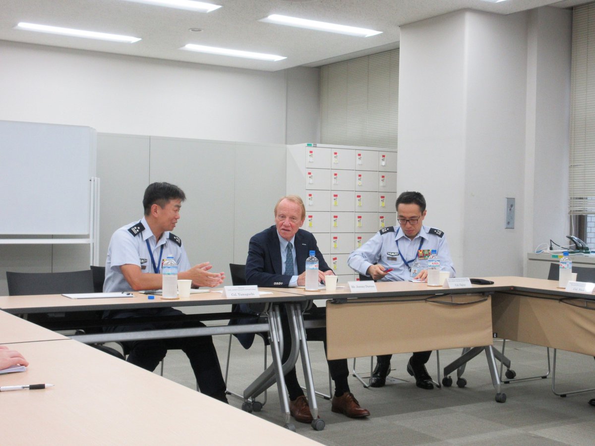 航空自衛隊目黒基地【公式】 (@jasdf_meguro) on Twitter photo On Oct. 18, JASDF Air and Space Studies Institute hosted a talk by Jaymie Durnan, Chairman of The Andrew W. Marshall Foundation <a href="/AWMFoundtn/">The Andrew W. Marshall Foundation</a>. We also exchanged views on #netassessment. #JASDF
Past Research↓
Yasuhiro Sakata, “Rethinking Net Assessment.”
mod.go.jp/asdf/meguro/ce… On Oct. 18, JASDF Air and Space Studies Institute hosted a talk by Jaymie Durnan, Chairman of The Andrew W. Marshall Foundation <a href="/AWMFoundtn/">The Andrew W. Marshall Foundation</a>. We also exchanged views on #netassessment. #JASDF
Past Research↓
Yasuhiro Sakata, “Rethinking Net Assessment.”
mod.go.jp/asdf/meguro/ce…