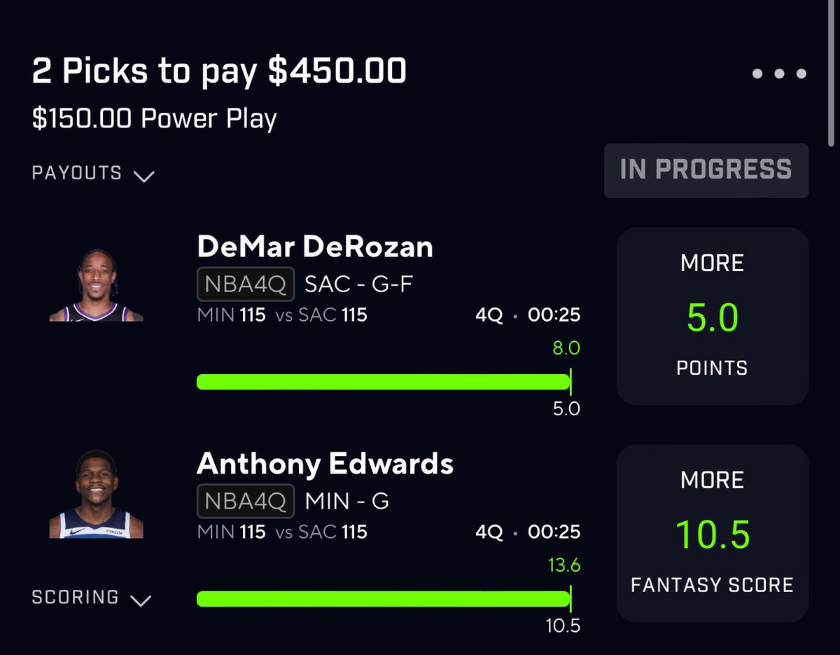 Cash it ⚡️

Let’s go we’re so back ✅

#PrizePicks #GamblingX