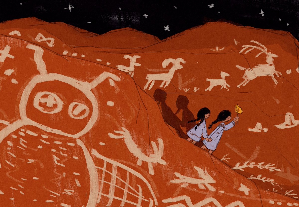 Mag2677's tweet photo. Red Rocks
Illustrations from class with @alonelee127 &amp; @warriorartcamp https://t.co/2PNsoYr5jb