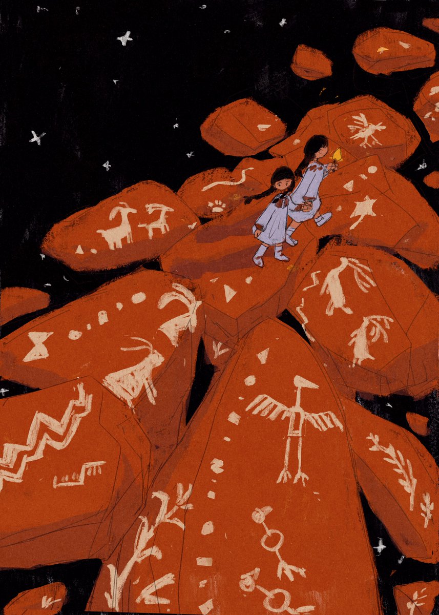 Mag2677's tweet photo. Red Rocks
Illustrations from class with @alonelee127 &amp; @warriorartcamp https://t.co/2PNsoYr5jb